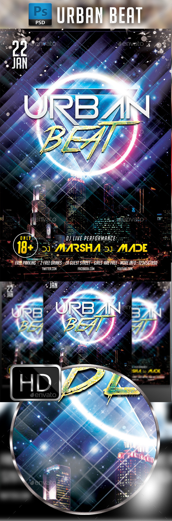 GraphicRiver Urban Beat Party 10447941 GraphicRiver Urban Beat Party 10447941