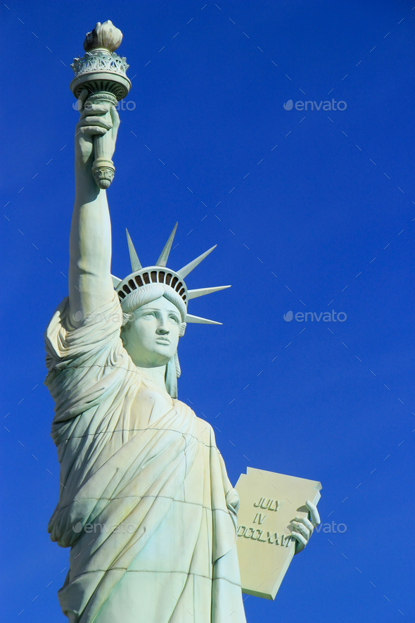 Close up of Replica of Statue of Liberty, New York - New York ho (Misc) Photo Download