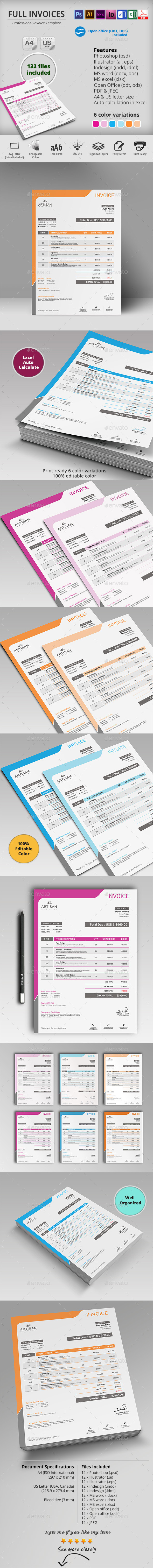 GraphicRiver Full Invoice 10448707 GraphicRiver Full Invoice 10448707