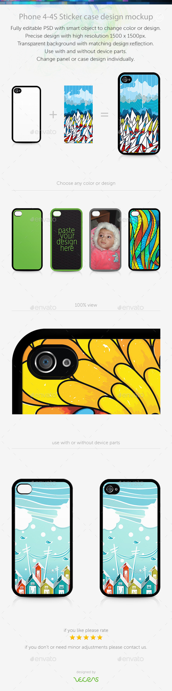 GraphicRiver Phone 4-4S Sticker Case Design Mockup 10449464 GraphicRiver Phone 4-4S Sticker Case Design Mockup 10449464