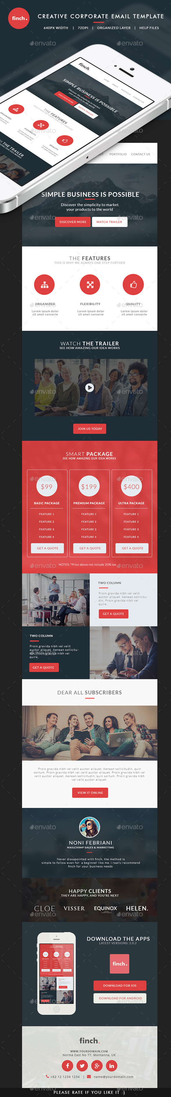 GraphicRiver Corporate Email Template finch 10450052 GraphicRiver Corporate Email Template finch 10450052