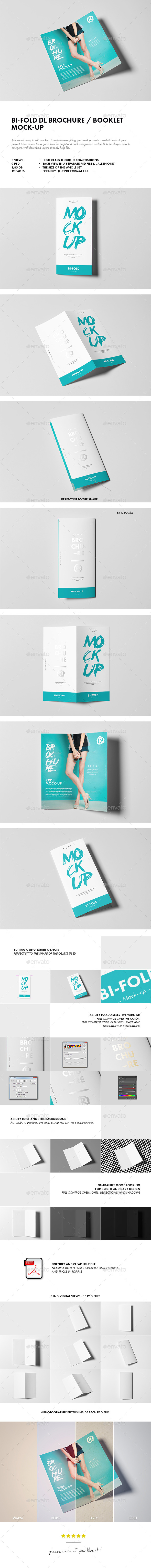 GraphicRiver Bi-Fold DL Brochure Mock-up 10450252 GraphicRiver Bi-Fold DL Brochure Mock-up 10450252
