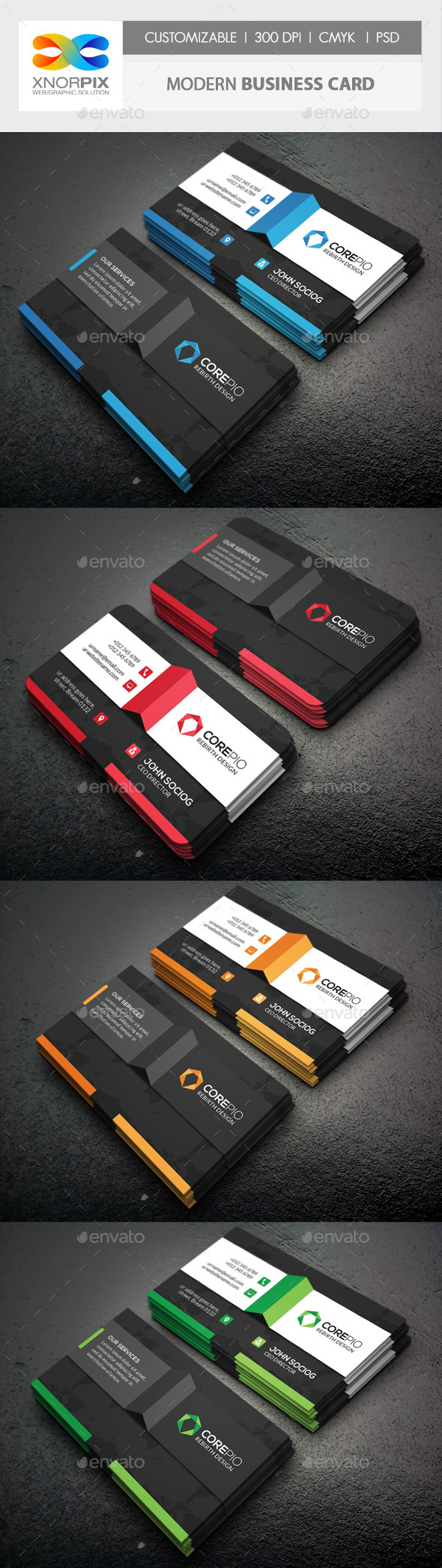 GraphicRiver Modern Business Card 10451419 GraphicRiver Modern Business Card 10451419