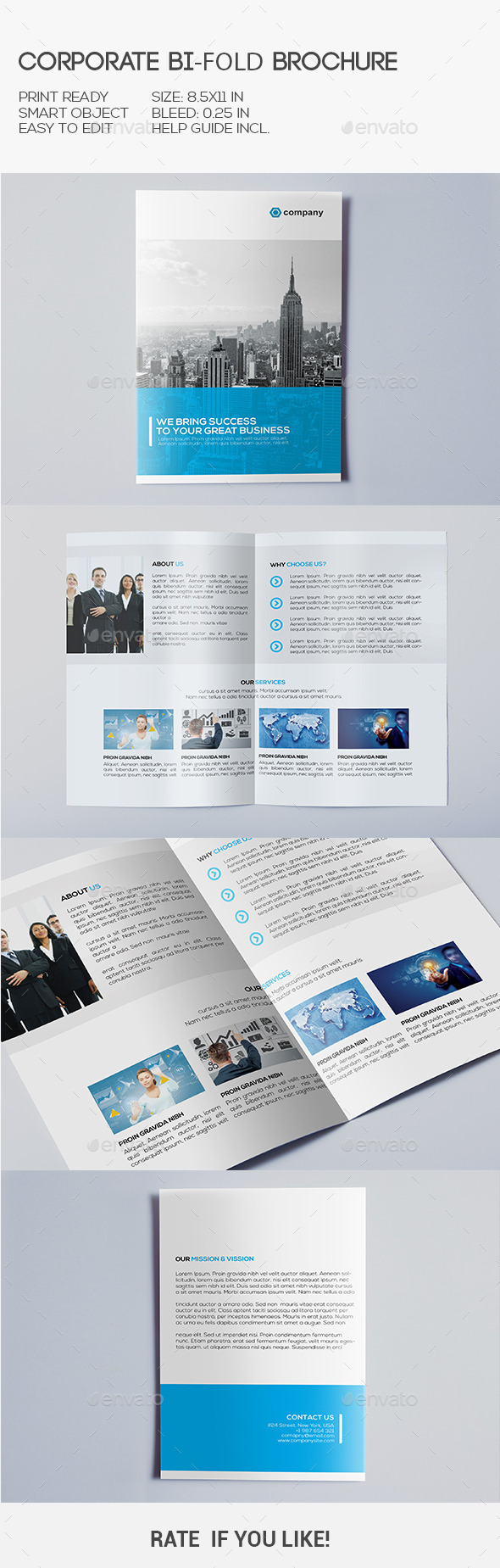 GraphicRiver Corporate Bi-Fold Brochure 10451666 GraphicRiver Corporate Bi-Fold Brochure 10451666