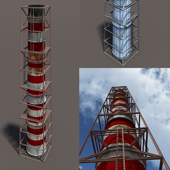 3DOcean Chimney Low Poly 3D Model 10453648 3DOcean Chimney Low Poly 3D Model 10453648