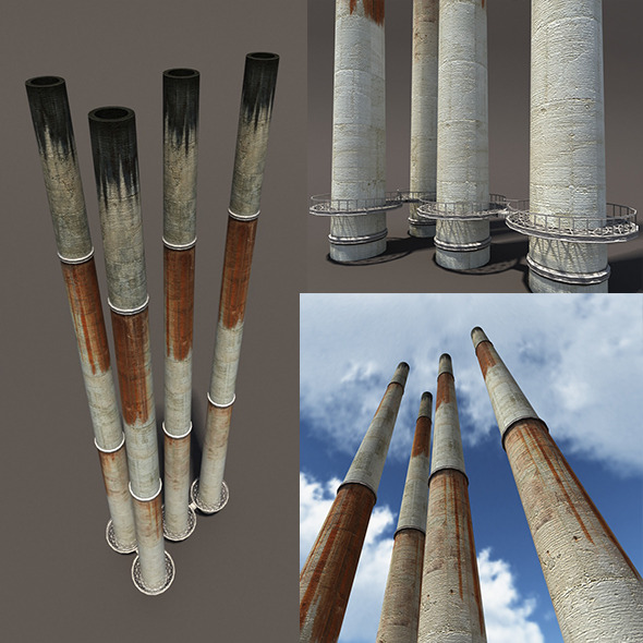 3DOcean Chimney Low Poly 3D Model 10453684 3DOcean Chimney Low Poly 3D Model 10453684