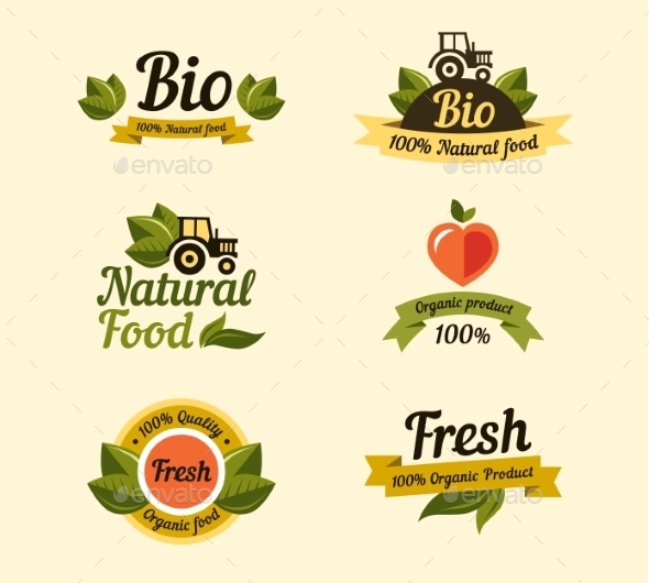 GraphicRiver Bio Labels and Symbols 10454572 GraphicRiver Bio Labels and Symbols 10454572