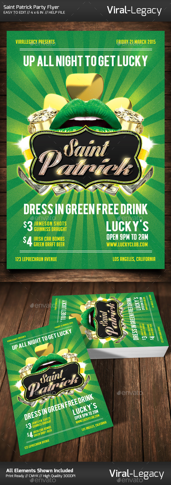 GraphicRiver Saint Patrick Party Flyer 10454581 GraphicRiver Saint Patrick Party Flyer 10454581