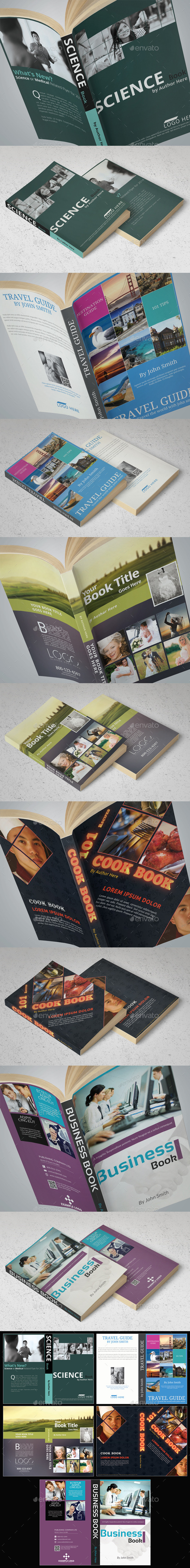 GraphicRiver 5x Book Cover Templates Bundle 10454758 GraphicRiver 5x Book Cover Templates Bundle 10454758