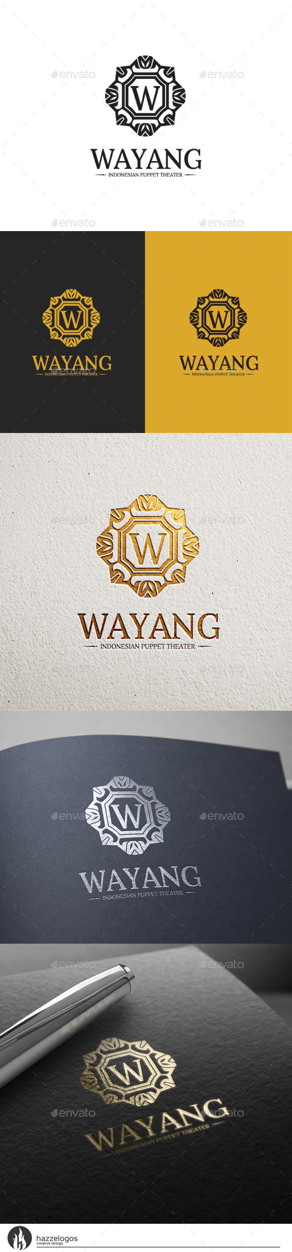 GraphicRiver Wayang Logo 10454876 GraphicRiver Wayang Logo 10454876