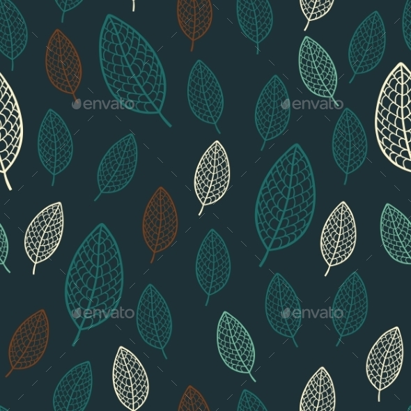 GraphicRiver Leaves Pattern 10454886 GraphicRiver Leaves Pattern 10454886