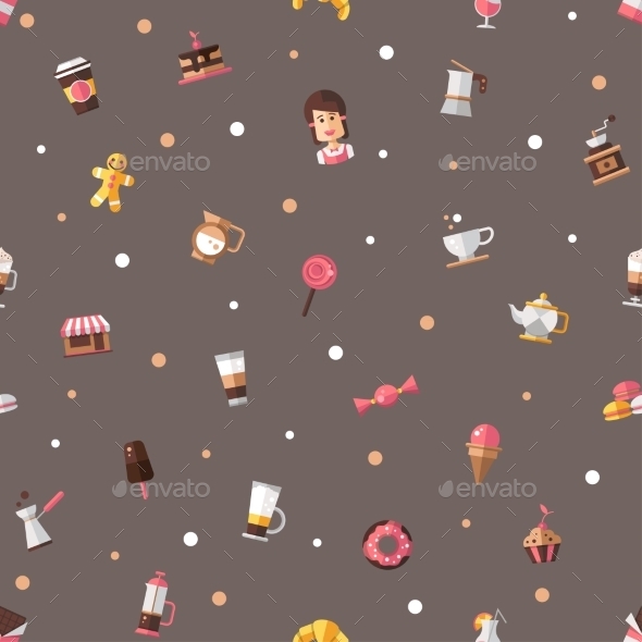 GraphicRiver Coffee Shop Pattern 10454939 GraphicRiver Coffee Shop Pattern 10454939