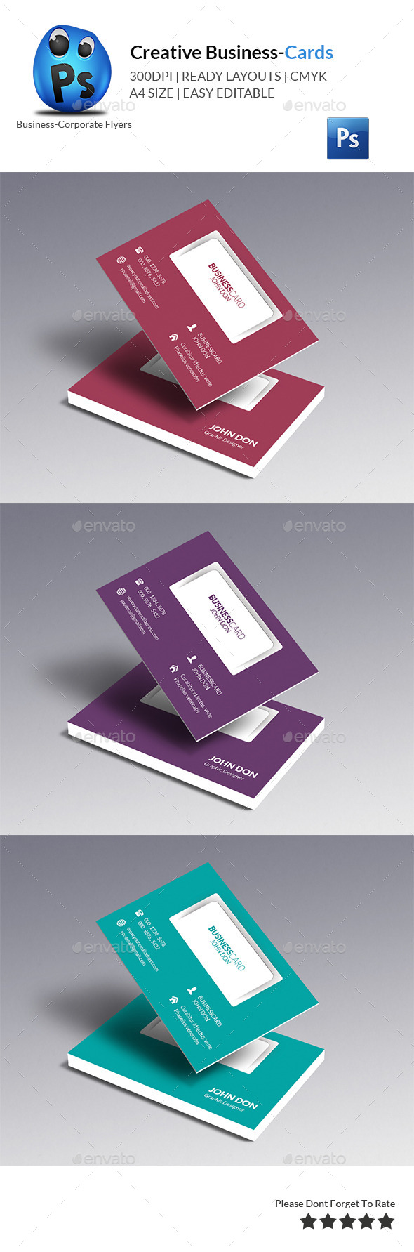 GraphicRiver Corporate Business Card Template 10412607 GraphicRiver Corporate Business Card Template 10412607