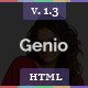 Genio. OnePage Resume, Personal Portfolio Template Genio. OnePage Resume, Personal Portfolio Template - ThemeForest Item for Sale
