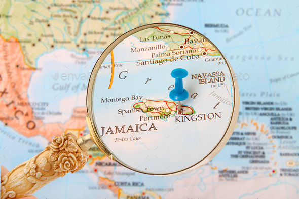Kingston, Jamaica map