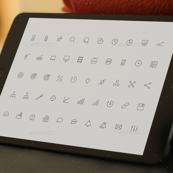 GraphicRiver Get Minimal 50 Office icons 10460356 GraphicRiver Get Minimal 50 Office icons 10460356