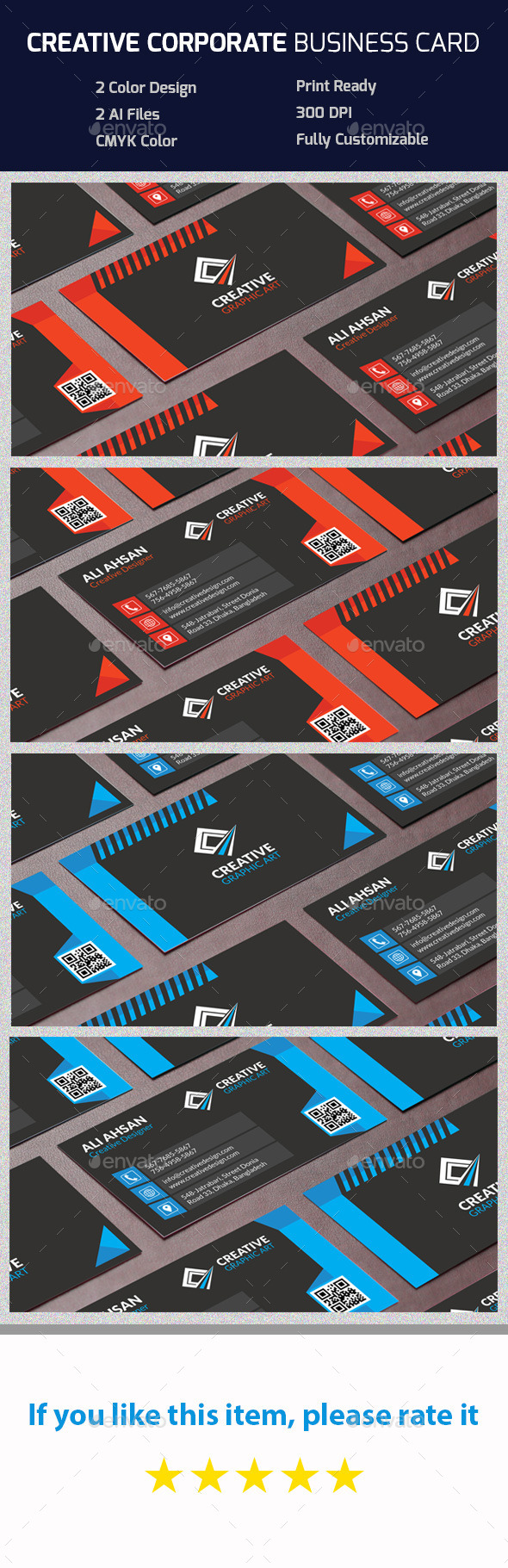 GraphicRiver Creative Corporate Business Card 10460630 GraphicRiver Creative Corporate Business Card 10460630