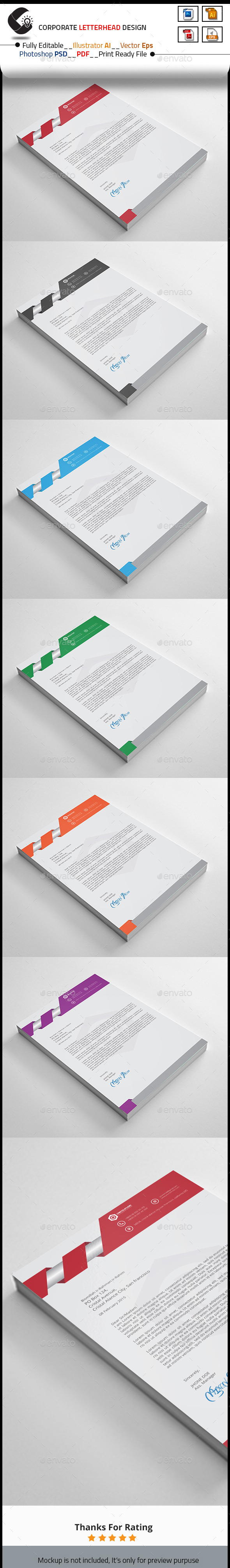 GraphicRiver Letterhead 10461461 GraphicRiver Letterhead 10461461
