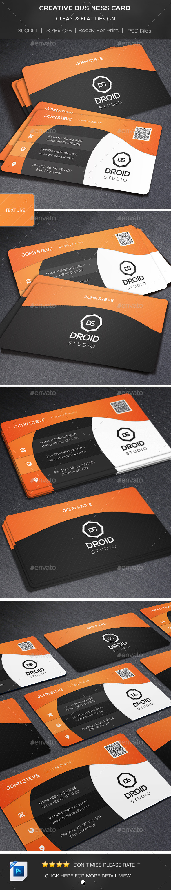 GraphicRiver Creative Business Card 10462161 GraphicRiver Creative Business Card 10462161