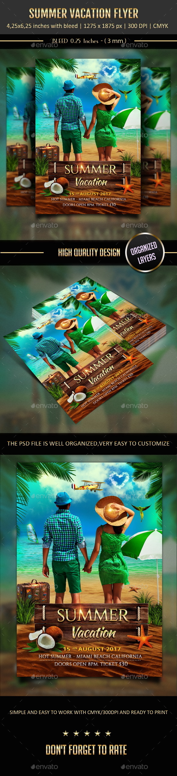 GraphicRiver Summer Vacation Flyer 10463126 GraphicRiver Summer Vacation Flyer 10463126