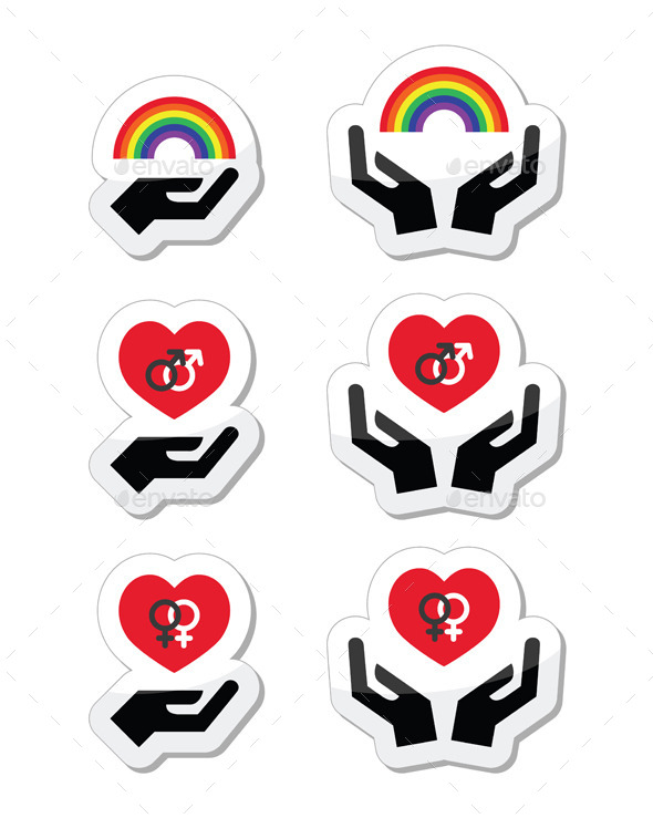 GraphicRiver Gay and Lesbian Symbols 10463322 GraphicRiver Gay and Lesbian Symbols 10463322