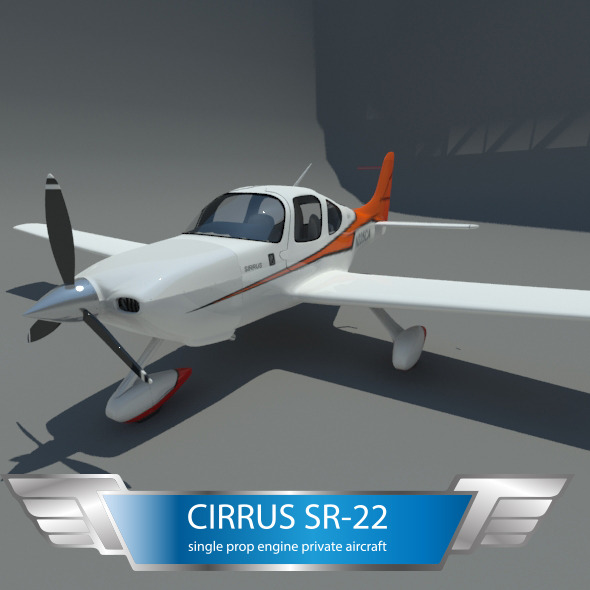 3DOcean cirrus sr-22 private airplane 10463685 3DOcean cirrus sr-22 private airplane 10463685