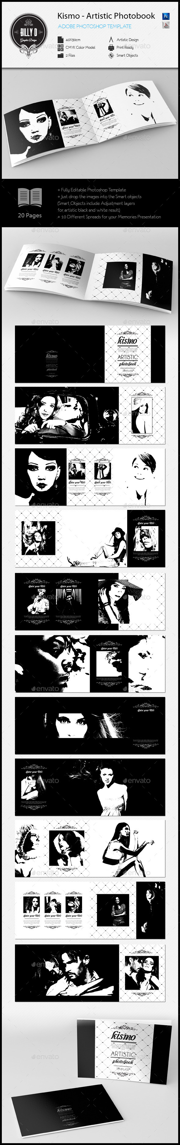 Kismo Artistic Photobook Template Kismo Artistic Photobook Template