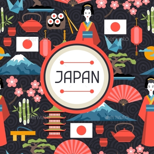 GraphicRiver Japan Seamless Pattern 10464592 GraphicRiver Japan Seamless Pattern 10464592
