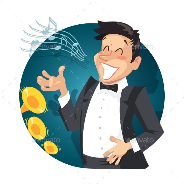 GraphicRiver Singer Sing with Orchestra 10466491 GraphicRiver Singer Sing with Orchestra 10466491