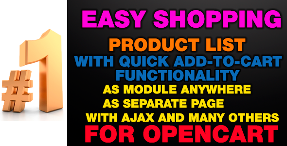 CodeCanyon EasyShopping Product list with quick add-to-cart 10468542 CodeCanyon EasyShopping Product list with quick add-to-cart 10468542