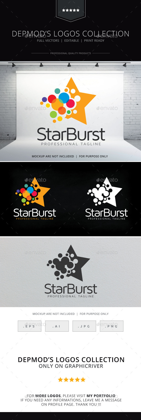 GraphicRiver Star Burst Logo 10468818 GraphicRiver Star Burst Logo 10468818