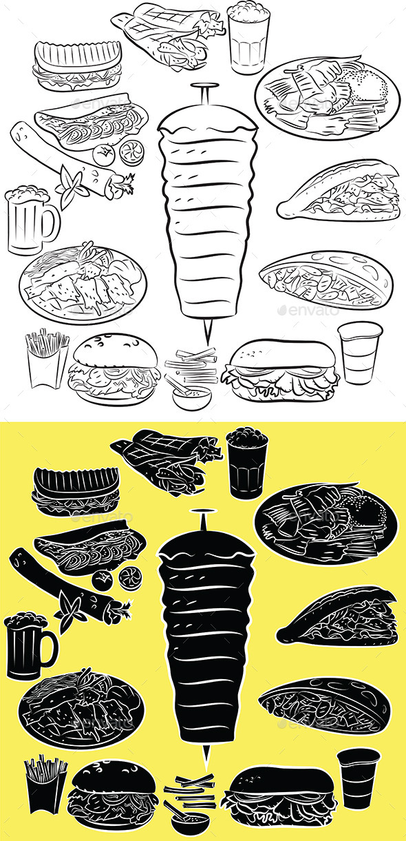 GraphicRiver Doner Kebab 10468843 GraphicRiver Doner Kebab 10468843