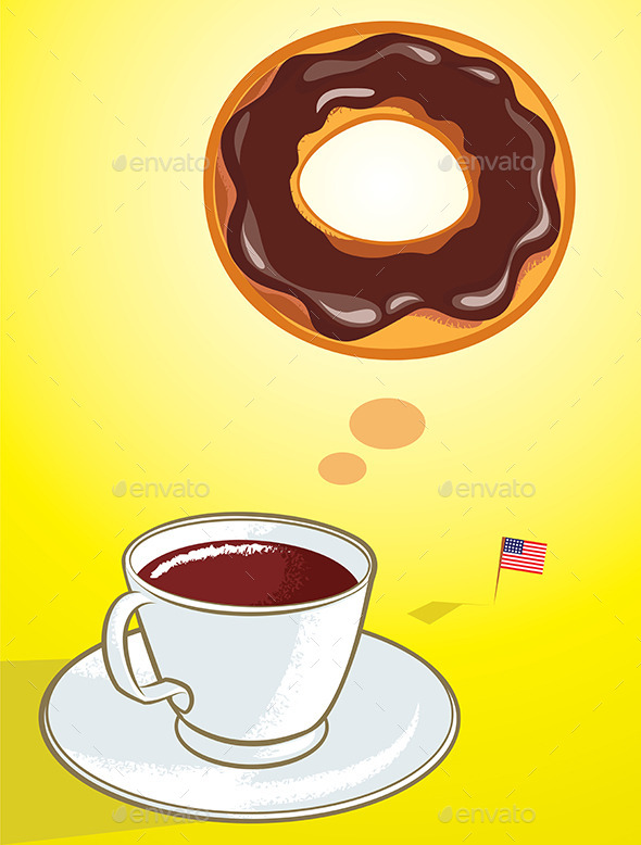 GraphicRiver Coffee Donut 10468859 GraphicRiver Coffee Donut 10468859