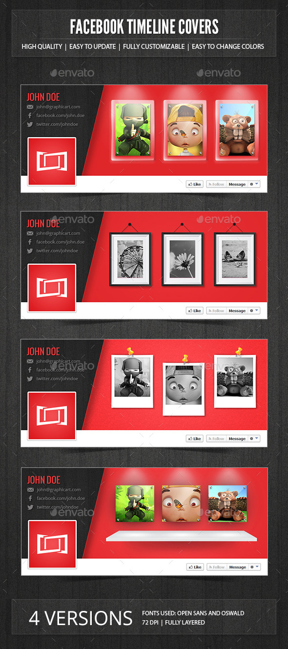 GraphicRiver Multipurpose Facebook Covers 10417931 GraphicRiver Multipurpose Facebook Covers 10417931