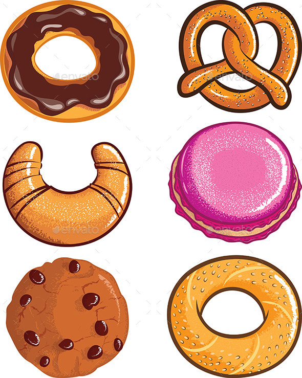 GraphicRiver Pastry Assortments 10469007 GraphicRiver Pastry Assortments 10469007