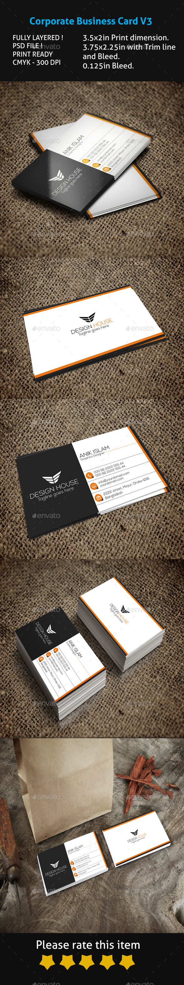 GraphicRiver Corporate Business Card V3 10469044 GraphicRiver Corporate Business Card V3 10469044