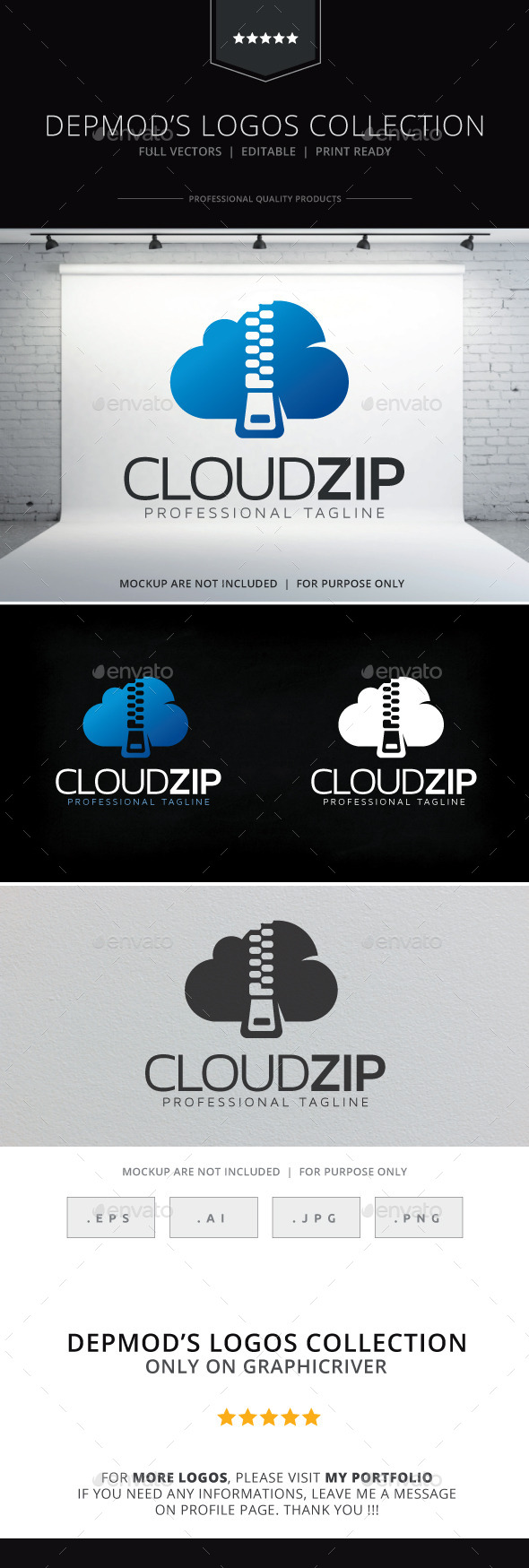 Cloud Zip Logo Cloud Zip Logo