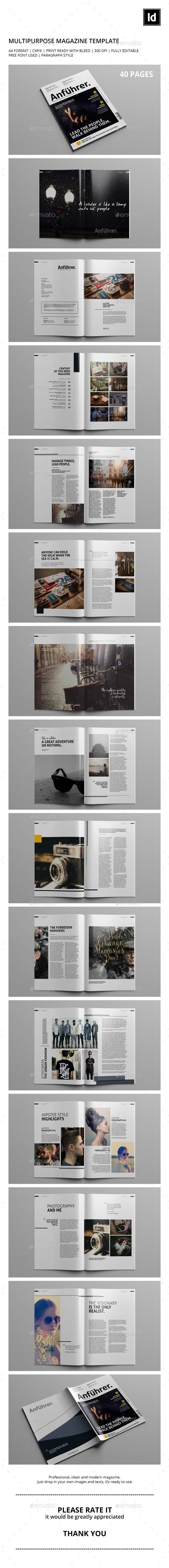 GraphicRiver 40 Pages Multipurpose Magazine Template 10469913 GraphicRiver 40 Pages Multipurpose Magazine Template 10469913