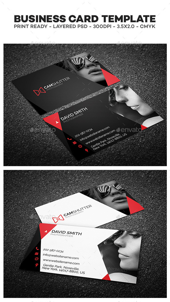 GraphicRiver Photography Business Card 10419207 GraphicRiver Photography Business Card 10419207