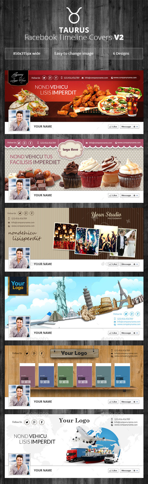 Taurus Facebook Timeline Covers V2 Taurus Facebook Timeline Covers V2