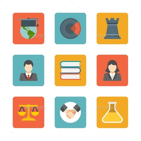 GraphicRiver Business and Education Icons 10470137 GraphicRiver Business and Education Icons 10470137