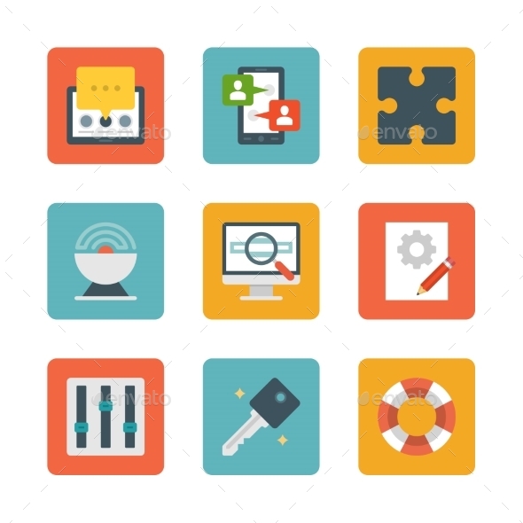 GraphicRiver Flat Design Icons 10470138 GraphicRiver Flat Design Icons 10470138