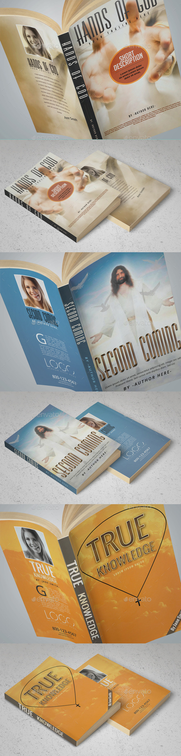 GraphicRiver 3x Religion Book Cover Templates Bundle 10470205 GraphicRiver 3x Religion Book Cover Templates Bundle 10470205