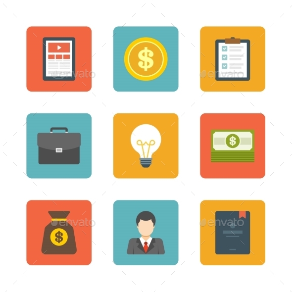 GraphicRiver Flat Design Icons 10470219 GraphicRiver Flat Design Icons 10470219