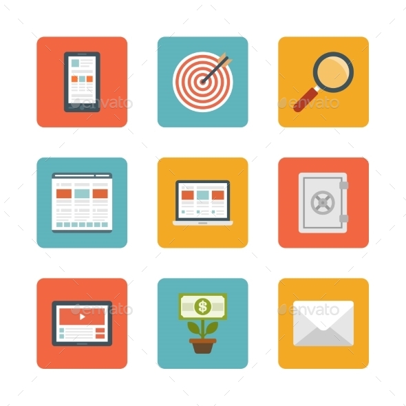 GraphicRiver Flat Design Icons 10470221 GraphicRiver Flat Design Icons 10470221