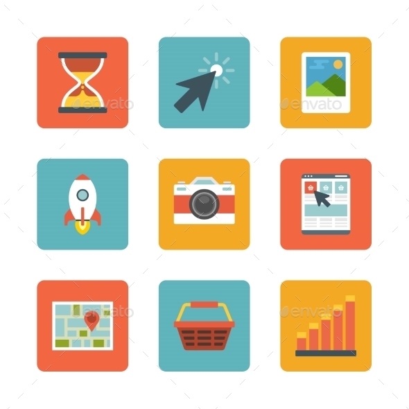GraphicRiver Flat Design Icons 10470224 GraphicRiver Flat Design Icons 10470224