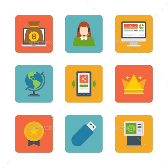 GraphicRiver Flat Design Icons 10470226 GraphicRiver Flat Design Icons 10470226