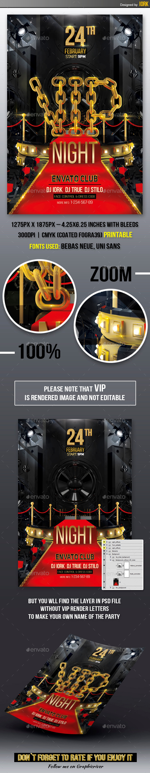 GraphicRiver VIP Party Flyer 10409865 GraphicRiver VIP Party Flyer 10409865