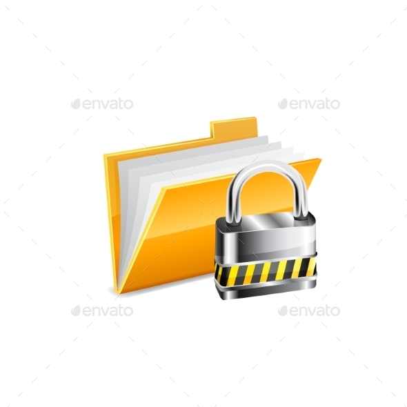 Illustration with Yellow Folder (Miscellaneous)