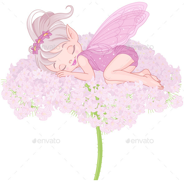 Sleeping Pixy Fairy